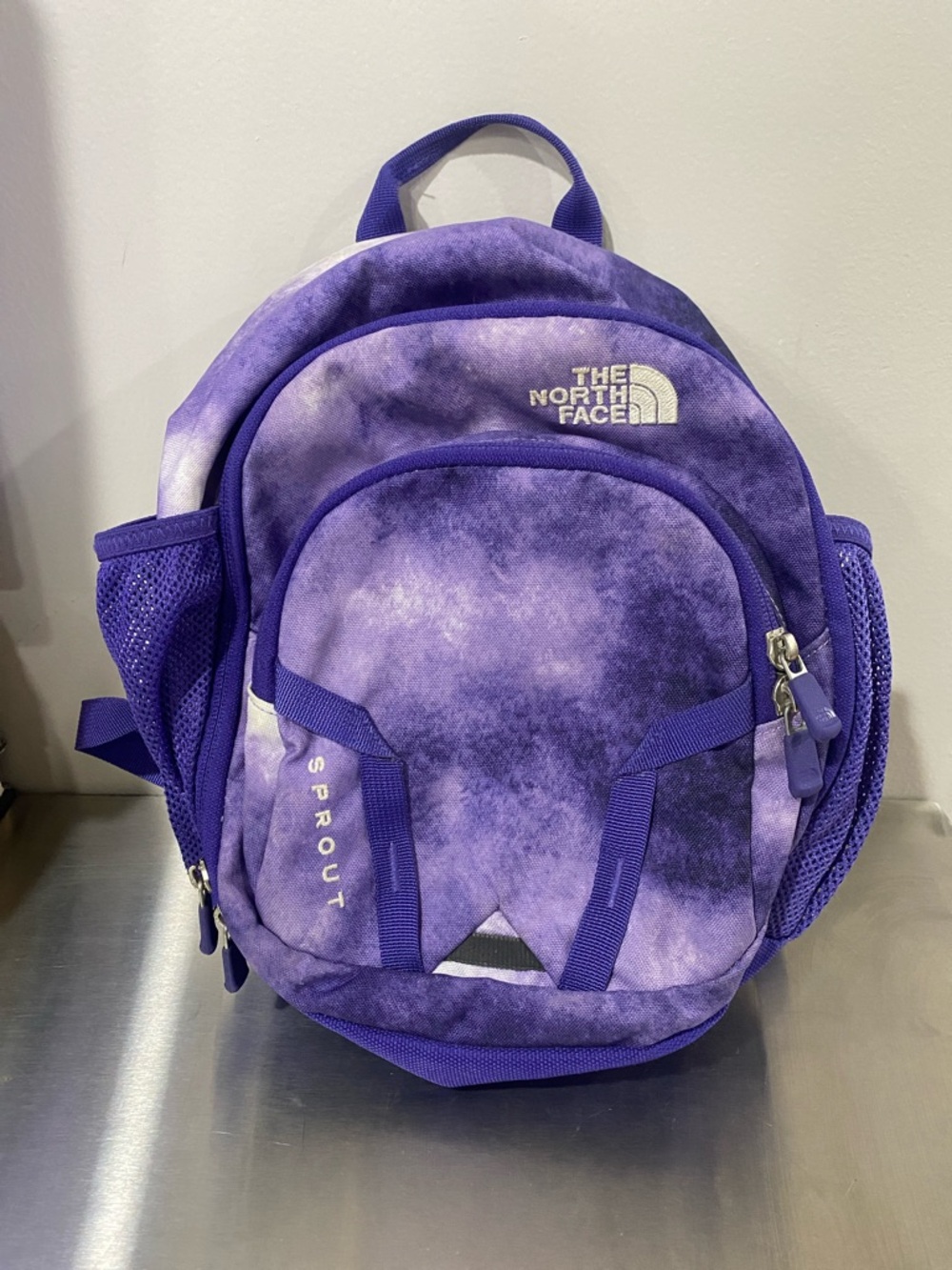 The North Face Kids Purple Tie-Dye Sprout Backpack